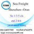 Shenzhen Port Sea Freight Shipping kepada Oran